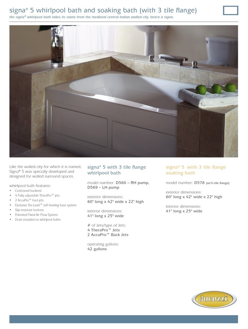 Jacuzzi Signa D578 Brochure & specs Jacuzzi Signa D578 Brochure & specs