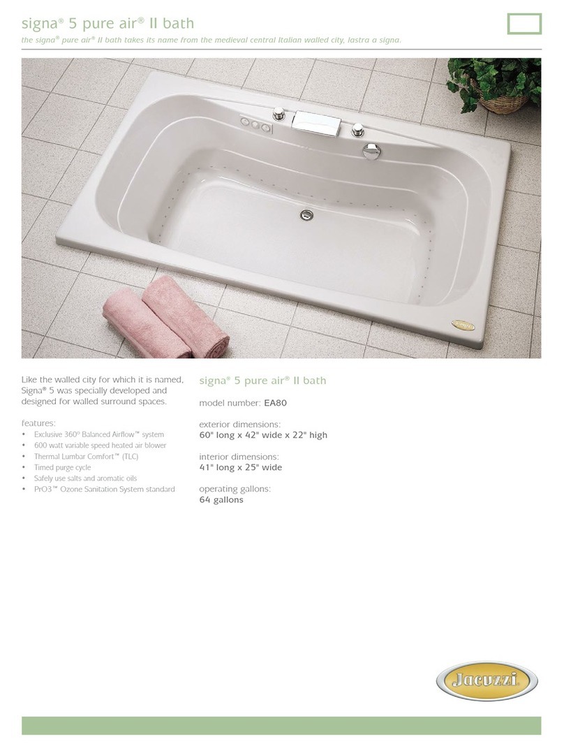 Jacuzzi SIGNA 5 User manual