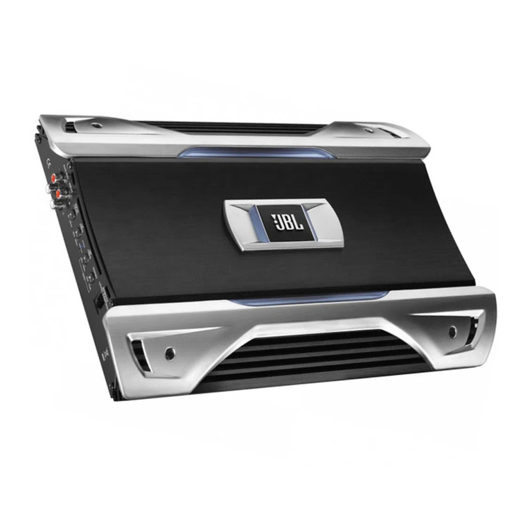 JBL GTO7001 User manual