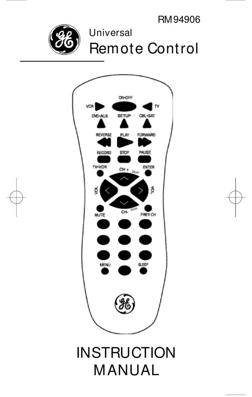 GE RM94906 User manual