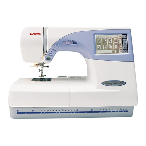 Janome MEMORY CRAFT 9500 User manual