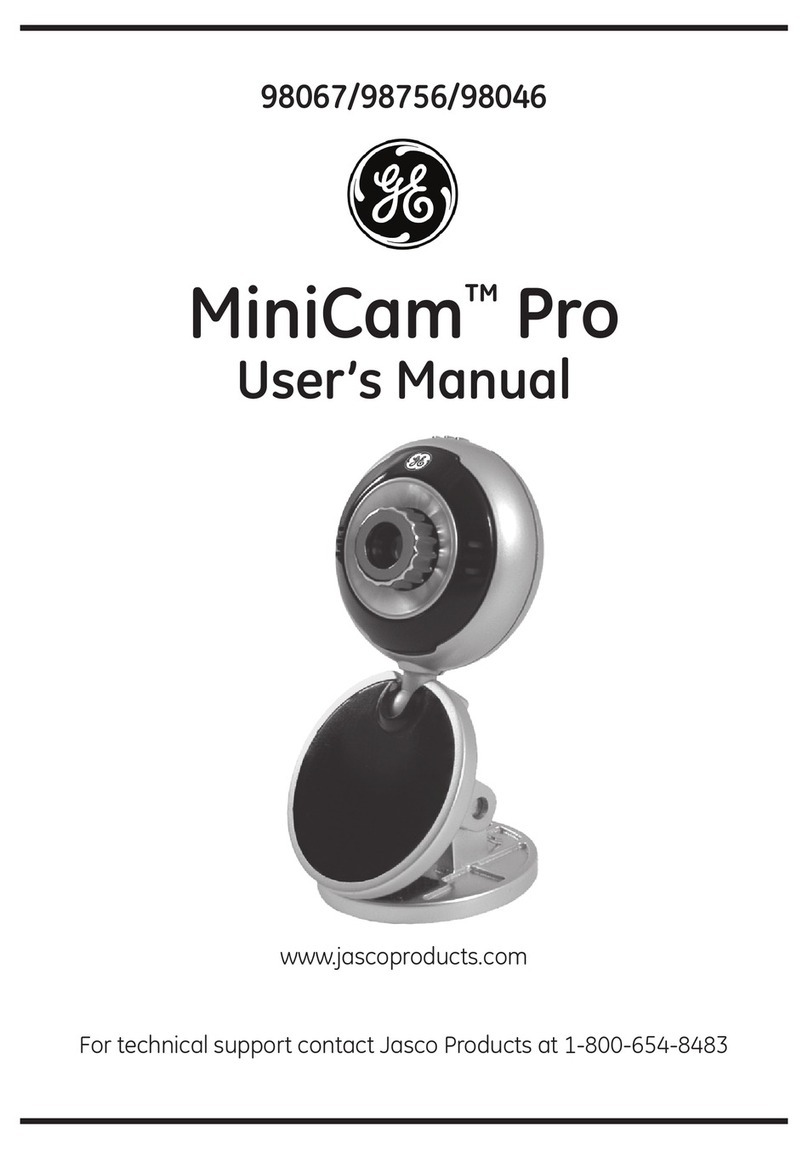 GE 98046 MiniCam Pro User manual