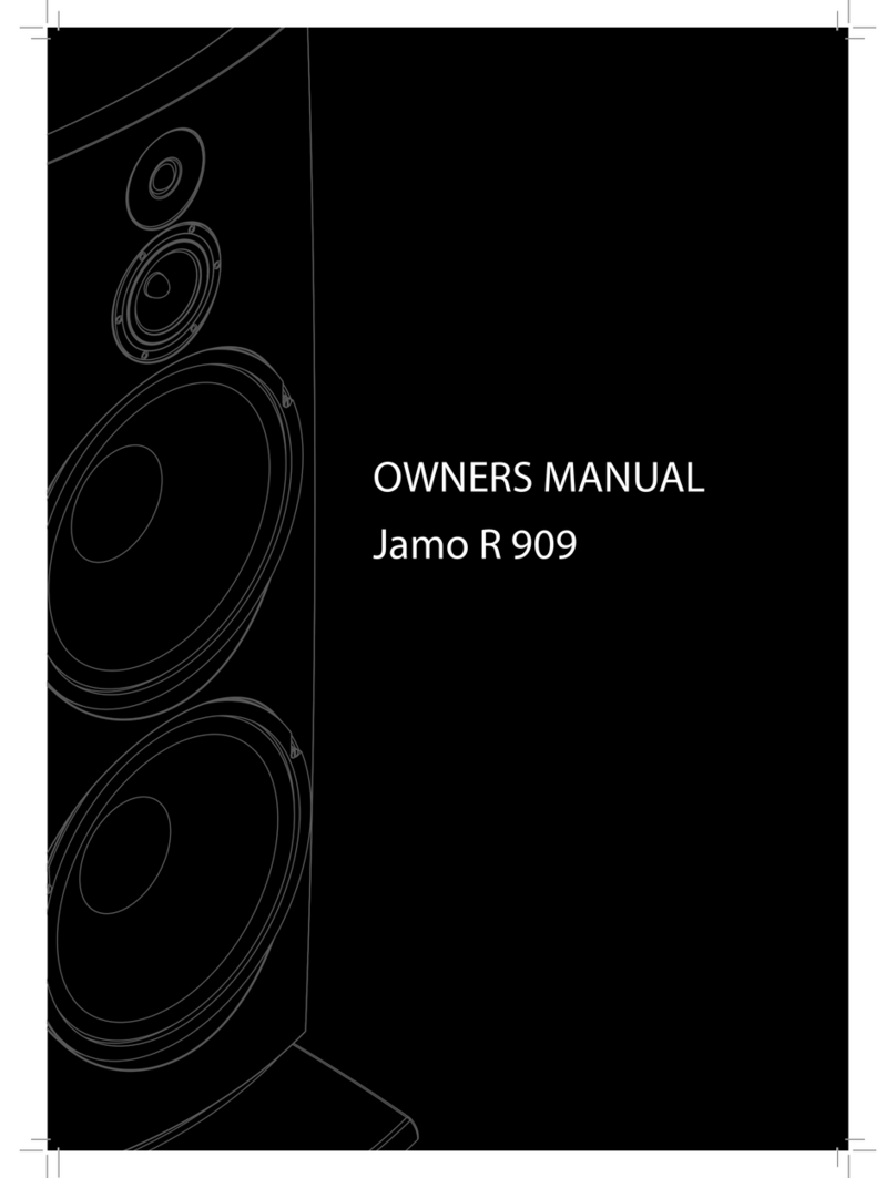 JAMO R 909 owner's manual