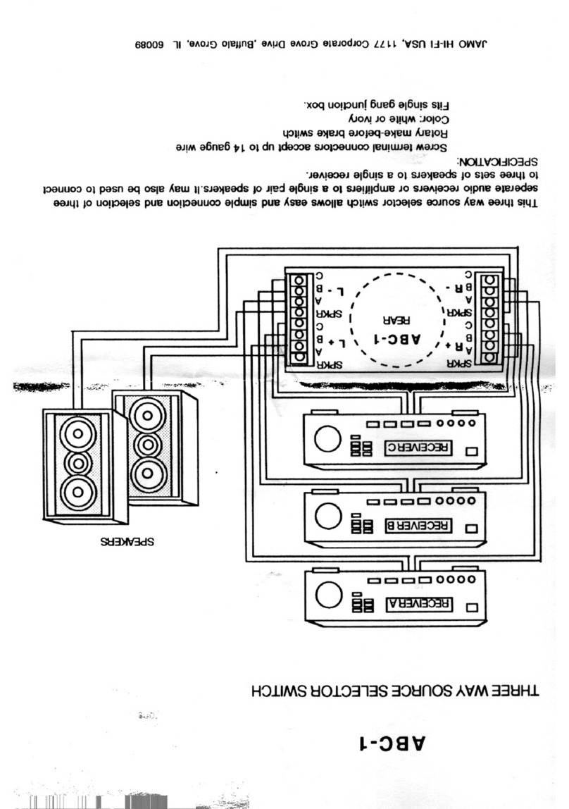 JAMO ABC-1 Specification sheet