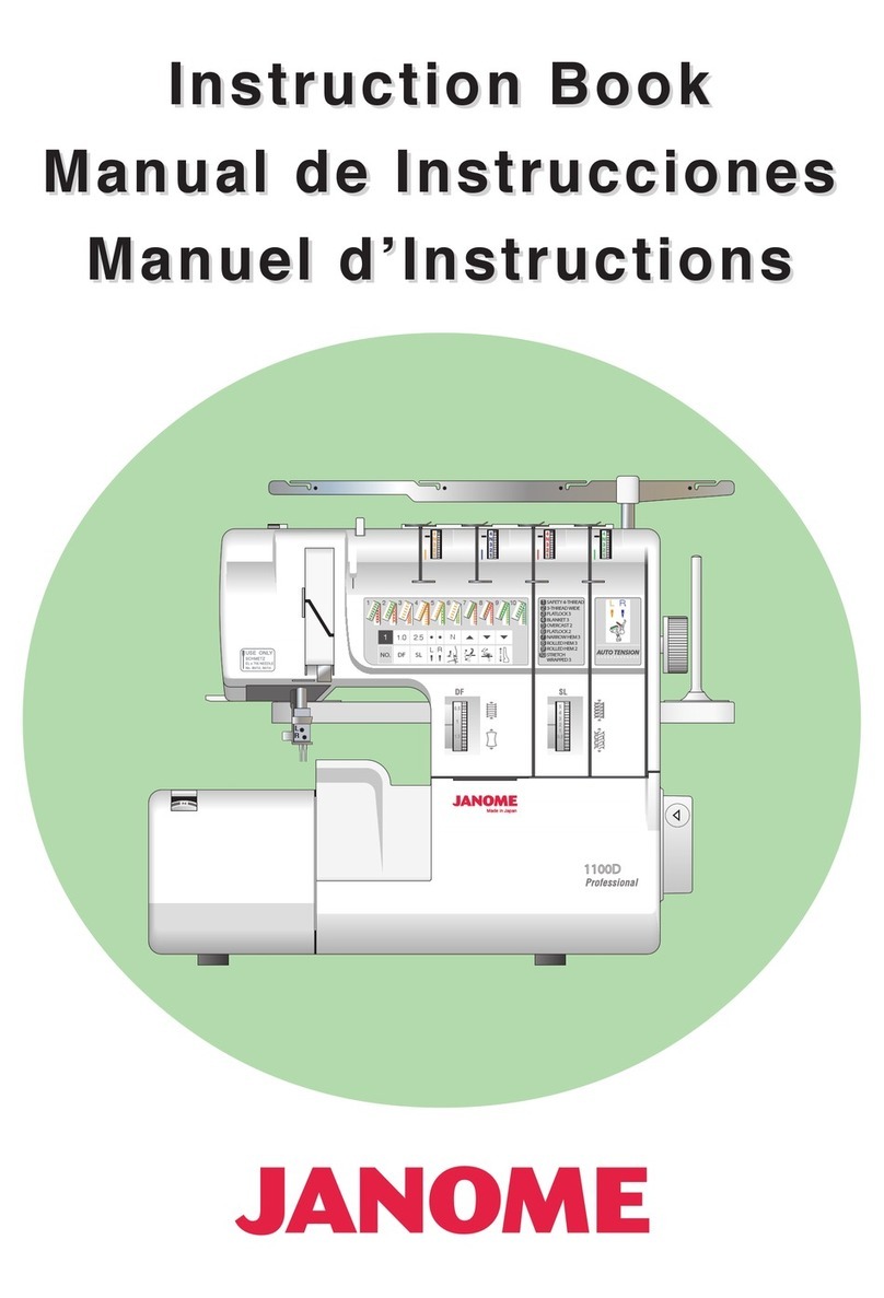 Janome 1100D Instruction book
