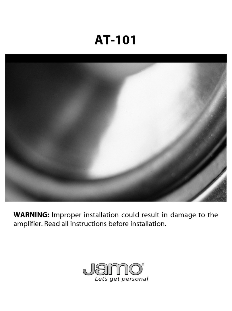 JAMO Amplifier AT101 instructions
