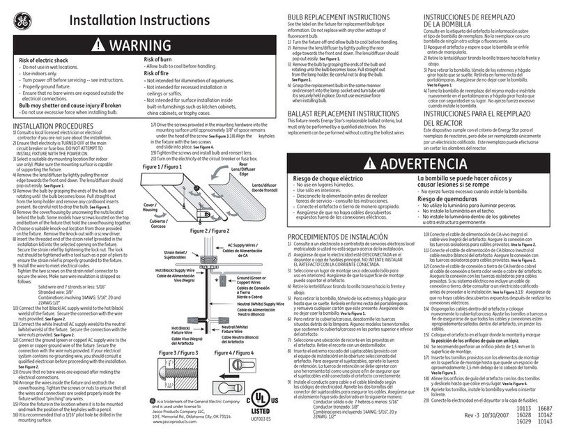 GE 10113 User manual