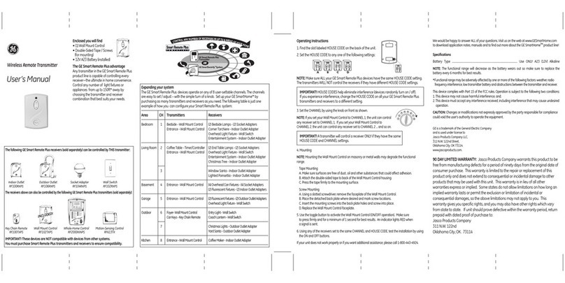 Jasco GE SmartSecurity 51147 user manual