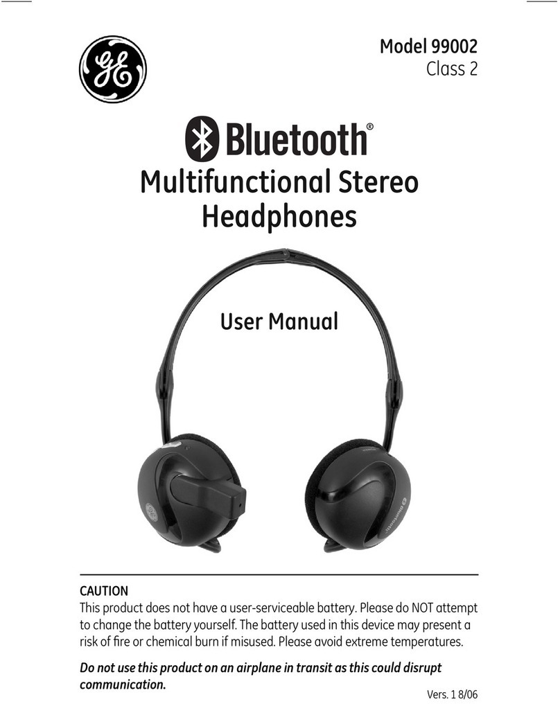 GE Bluetooth 99002 user manual