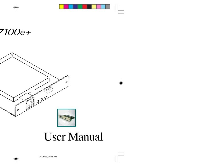 Japan Tiger Fast Ethernet 7100e+ User manual