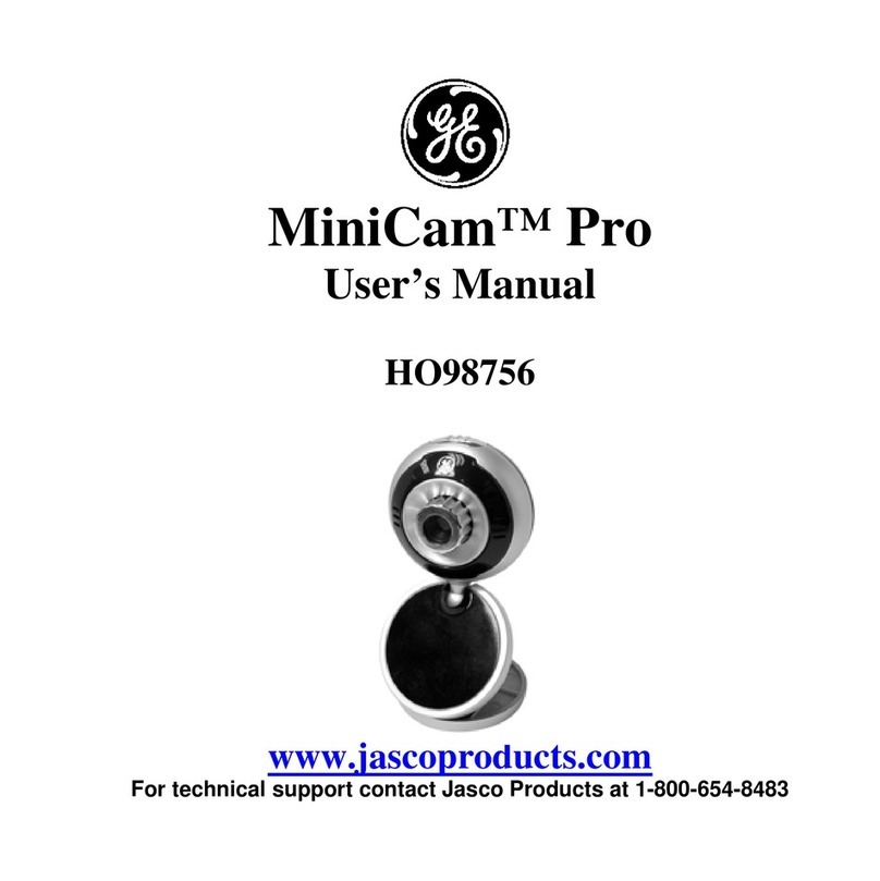 GE MINICAM PRO HO98756 User manual