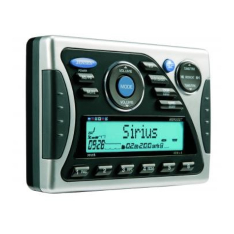 Jensen MSR2007 Installation and operation manual