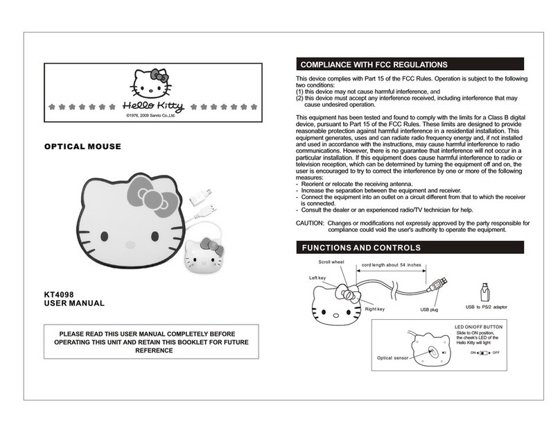 Hello Kitty Hello Kitty KT4098 user manual