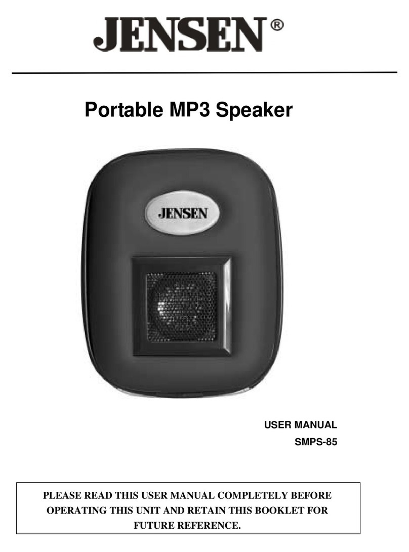 Jensen SMPS-85 User manual