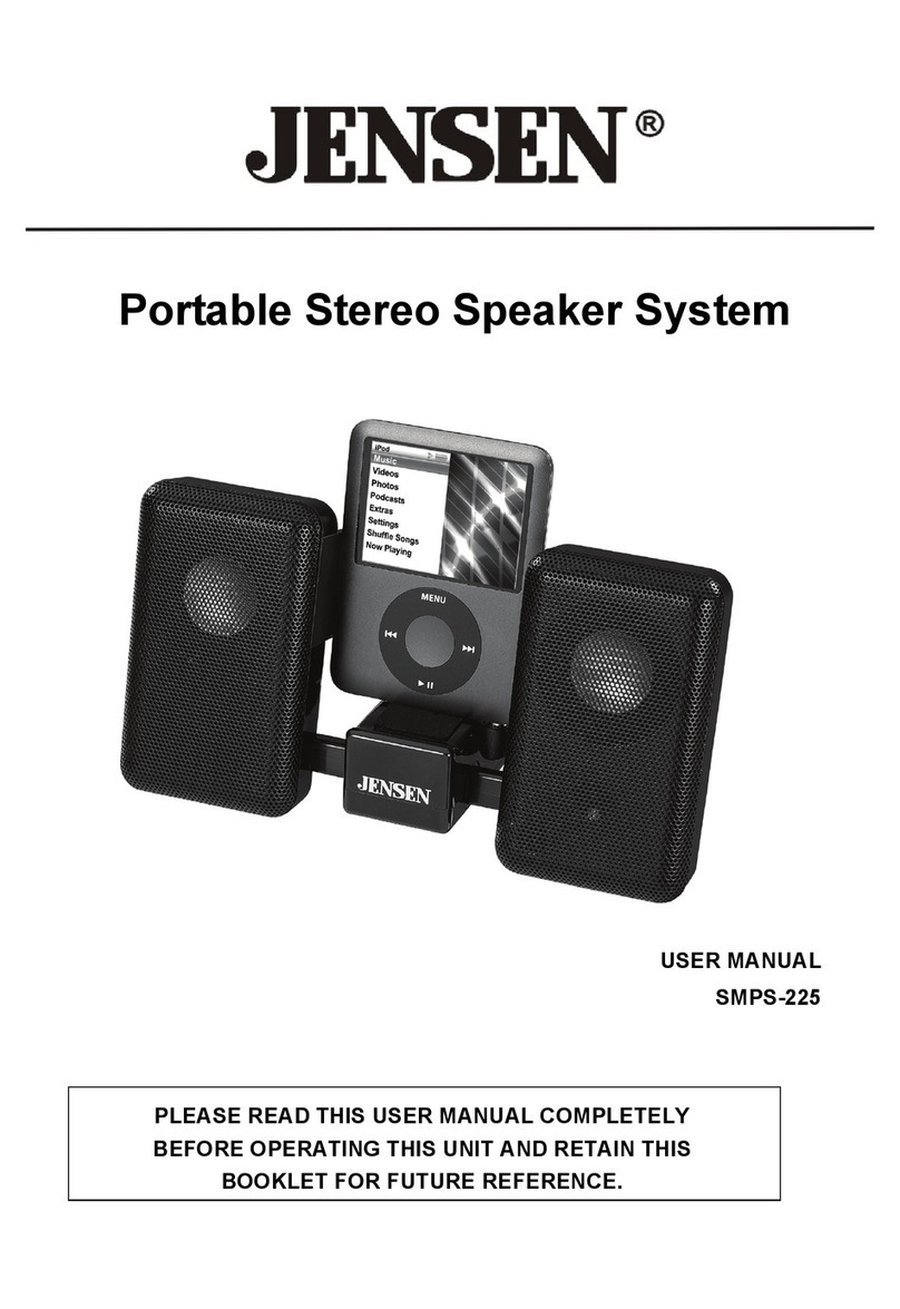 Jensen SMPS-225 User manual