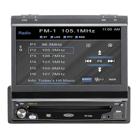 Jensen VM9114 User manual