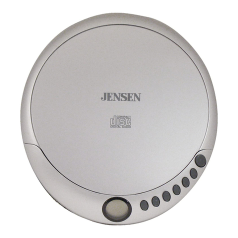Jensen CD-36 User manual