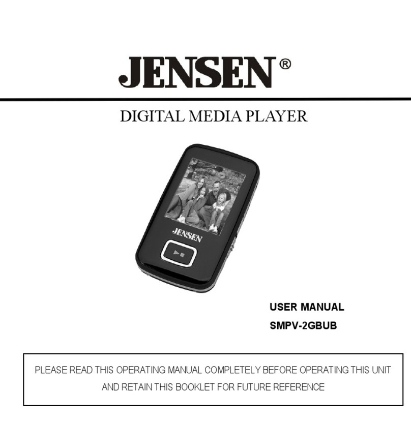Jensen SMPV-2GBUB User manual Jensen SMPV-2GBUB User manual