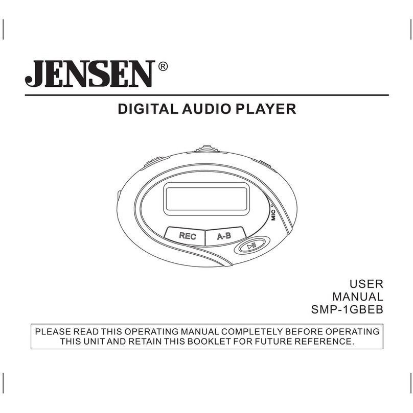 Jensen SMP-1GBEB User manual Jensen SMP-1GBEB User manual