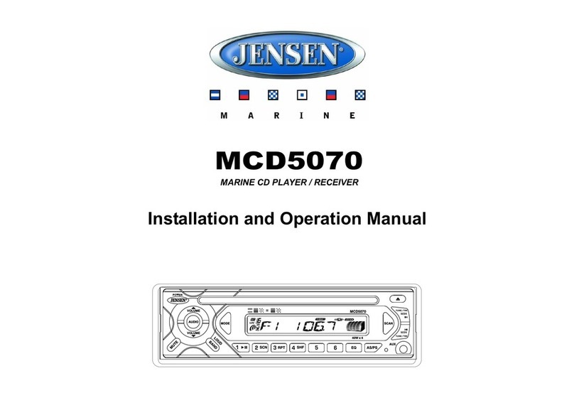 Jensen MCD5070 User manual