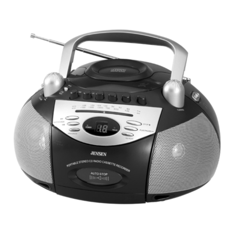 Jensen CD-545 User manual