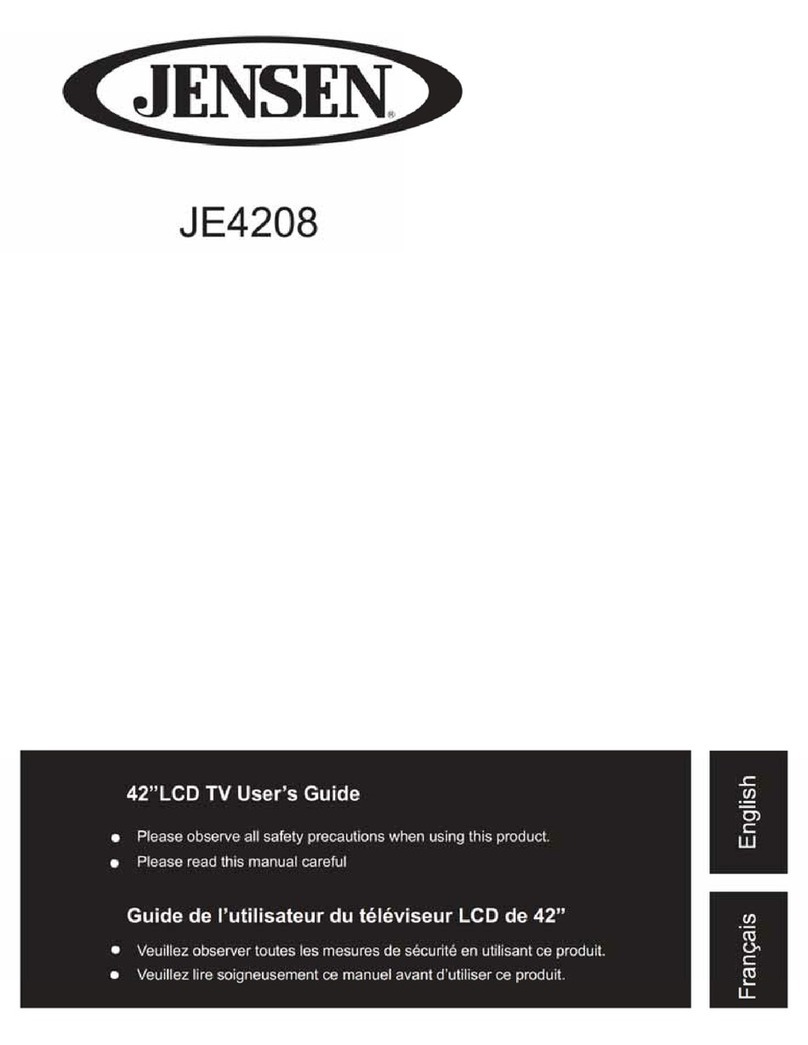 Jensen JE4208 User manual Jensen JE4208 User manual