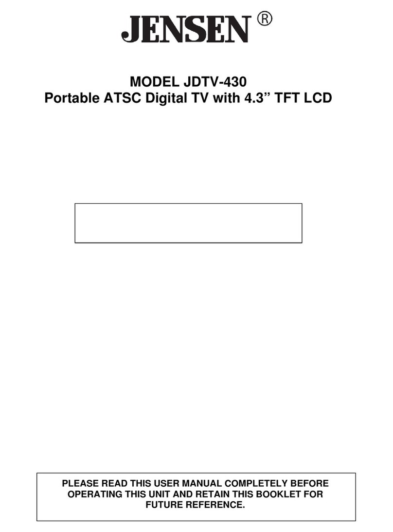Jensen JDTV-430 user manual