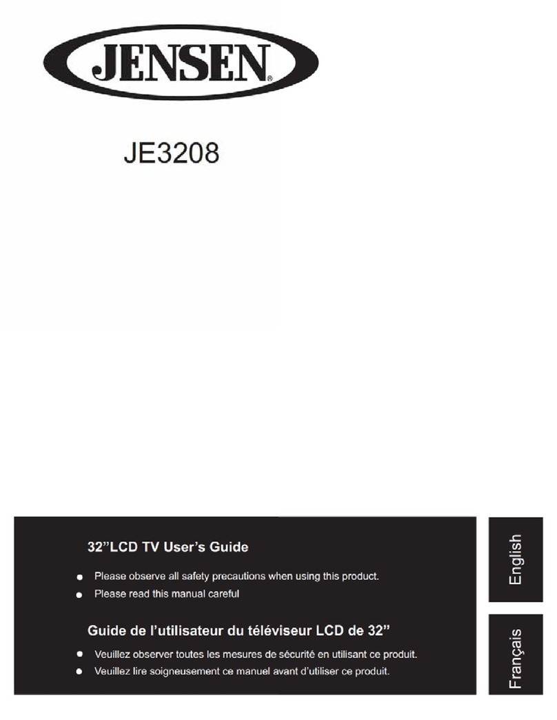 Jensen JE3208 User manual Jensen JE3208 User manual