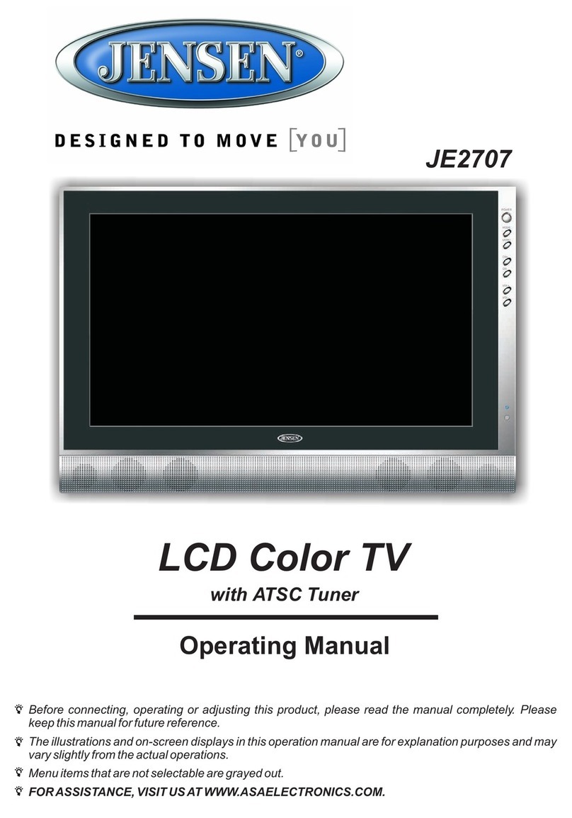 Jensen JE2707 User manual