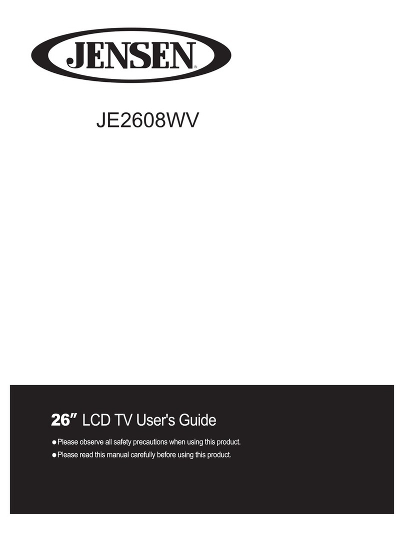 Jensen JE2608WV User manual Jensen JE2608WV User manual