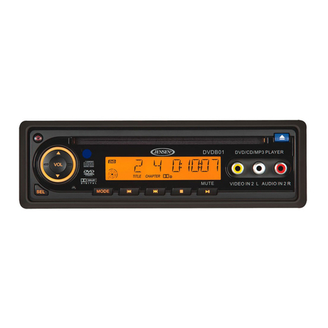 Jensen DVDB01 User manual