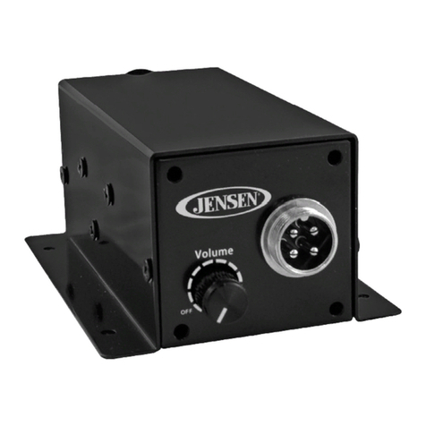 Jensen PA500 Quick start guide