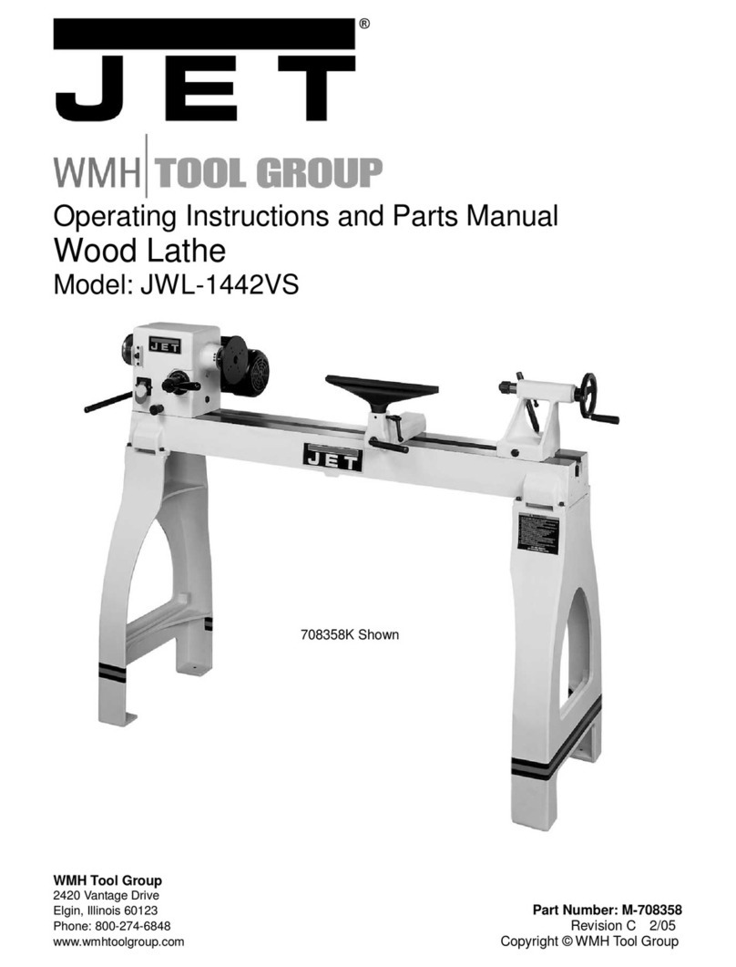 Jet 708358 Service manual