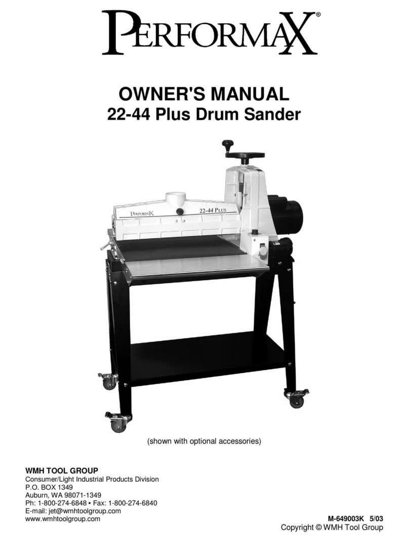 Performax SandSmart 22-44 Plus owner's manual