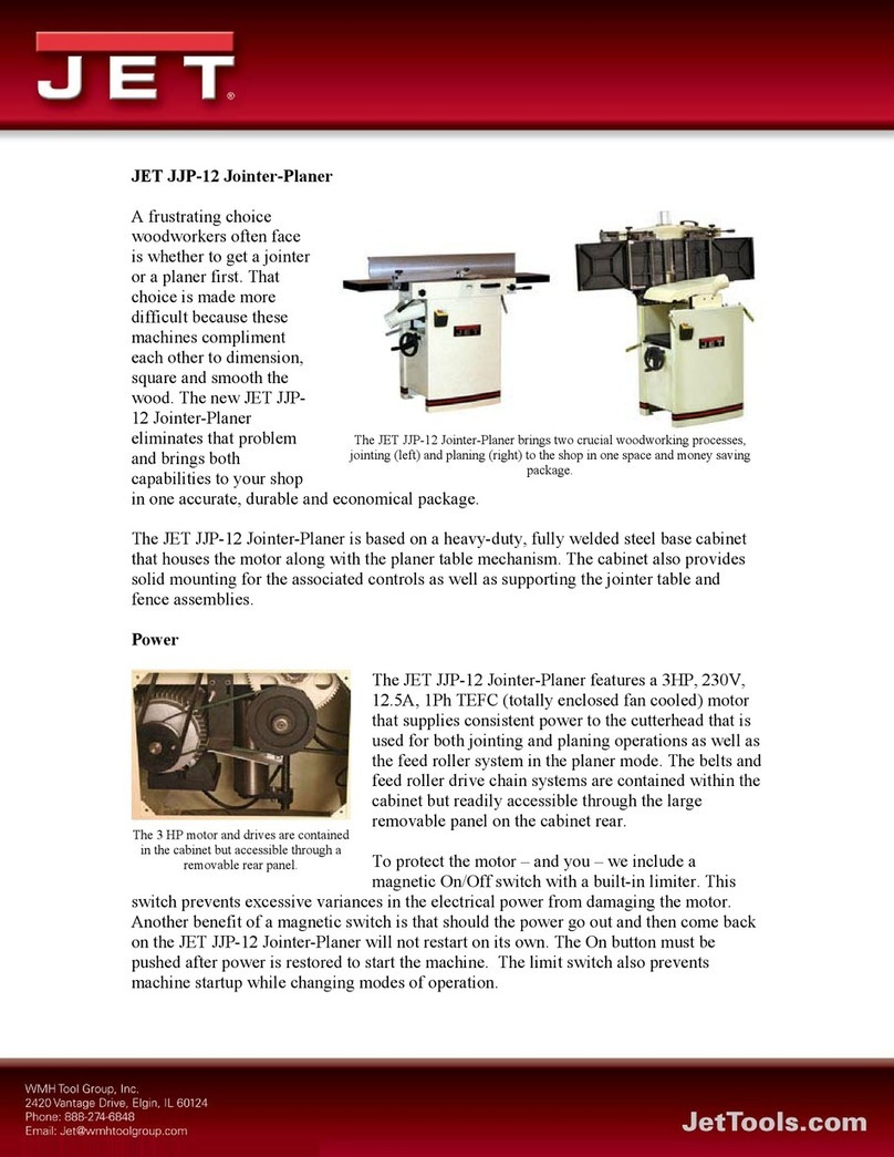 Jet JJP-12 User manual
