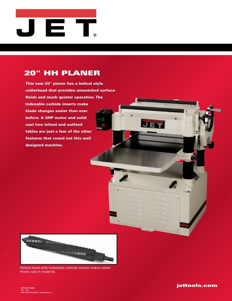Jet JWP-208HH-1 User manual