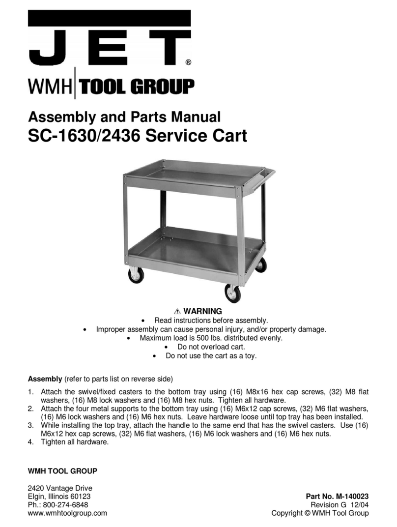 Jet SC-1630, SC-2436 Assembly and Parts Manual