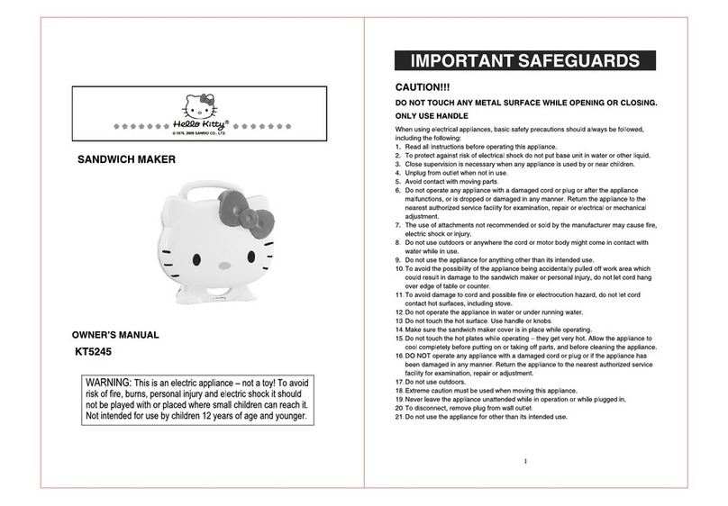 Hello Kitty Hello Kitty KT5245 User manual