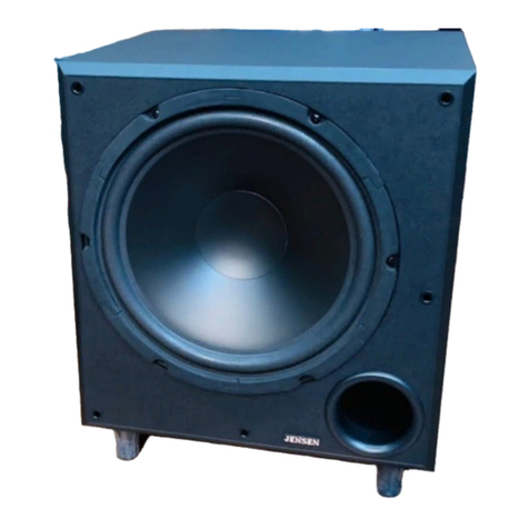 Jensen Subwoofer PS12 User manual