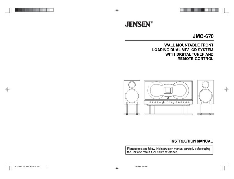 Jensen JMC-670 User manual