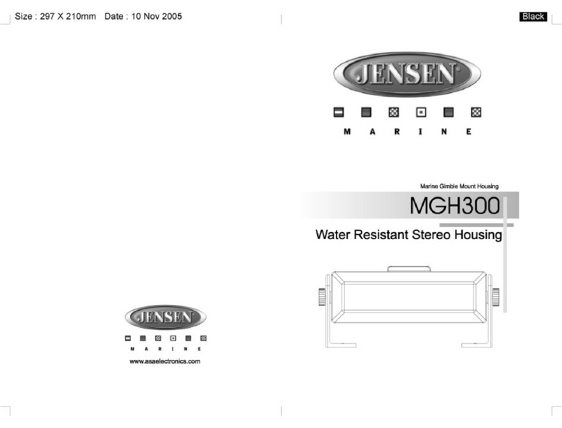 Jensen MGH300 User manual