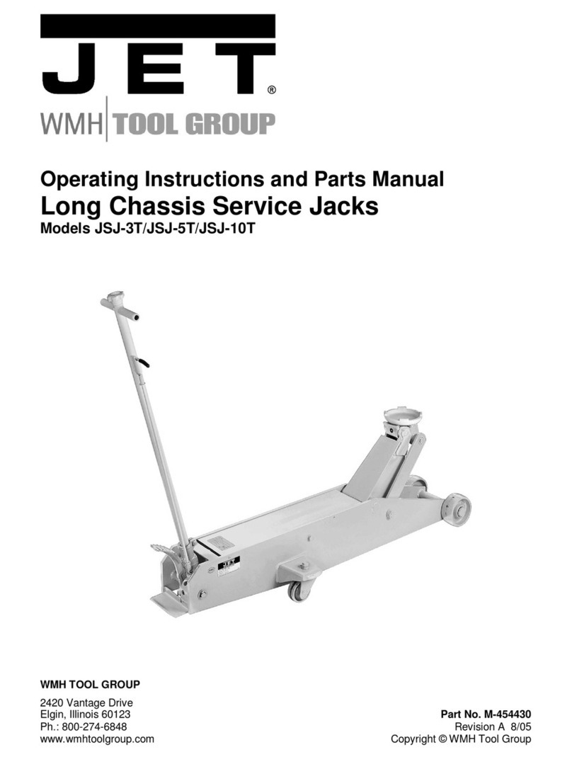Jet JSJ-10T Operating instructions and parts manual