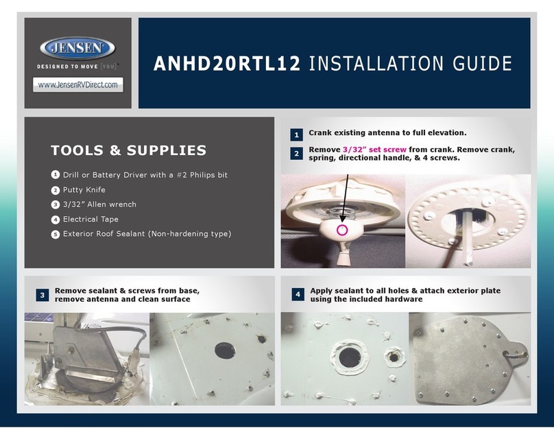 Jensen ANHD20RTL12 installation guide