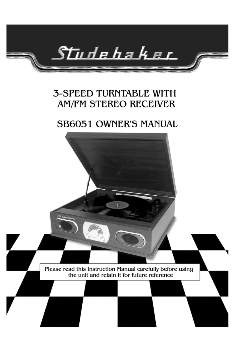 Spectra Studehaker SB6051 owner's manual