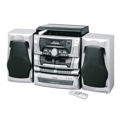Jensen JMC-1000 User manual