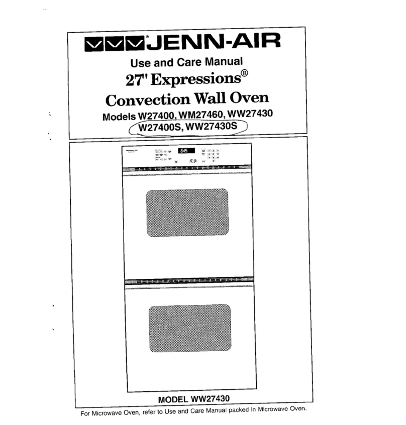 Jenn-Air EXPRESSIONS W27400 User manual