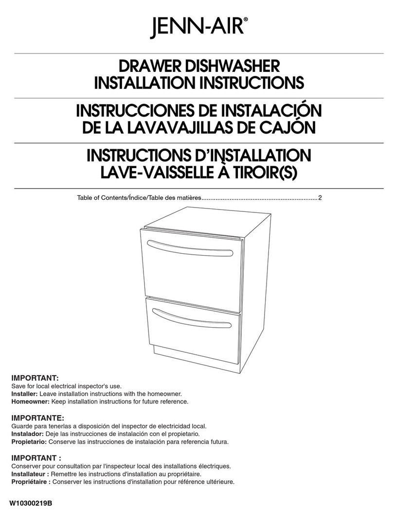 Jenn-Air W10300219A User manual