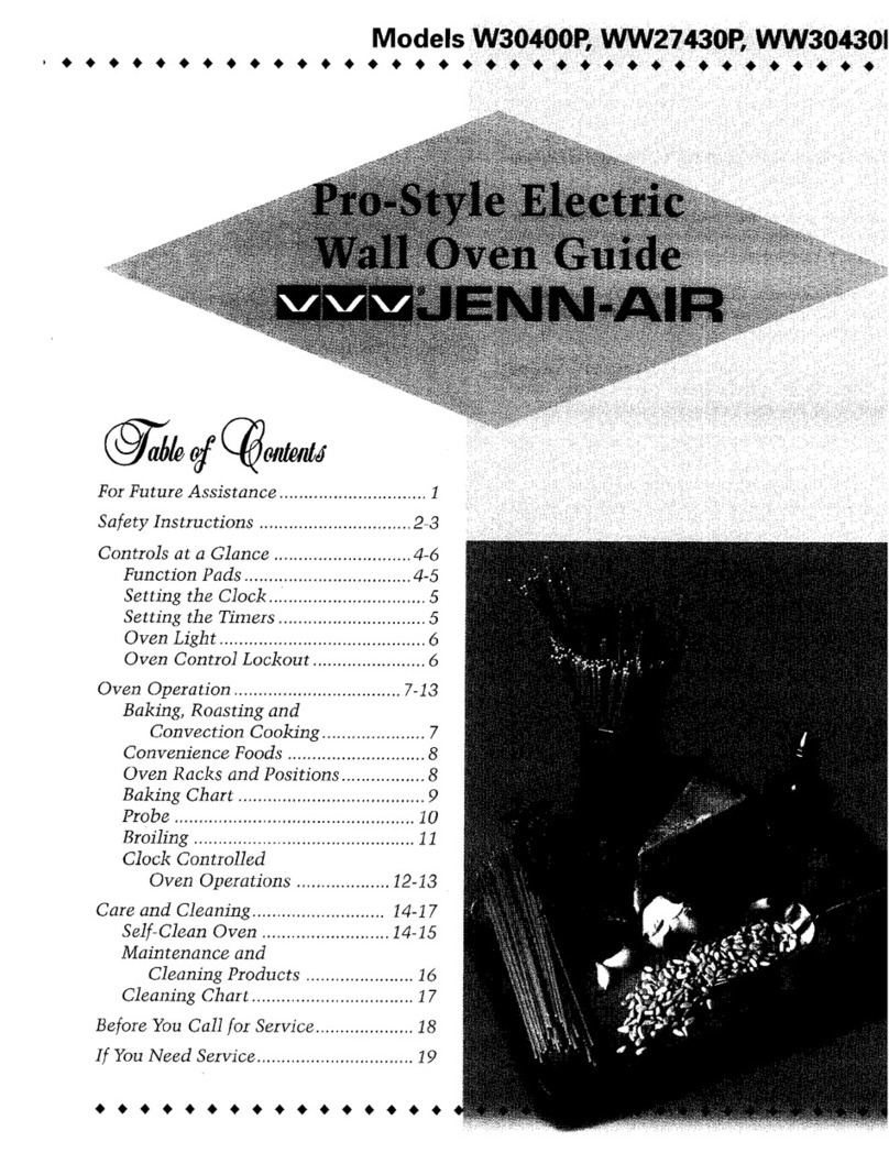 Jenn-Air W30400P user guide