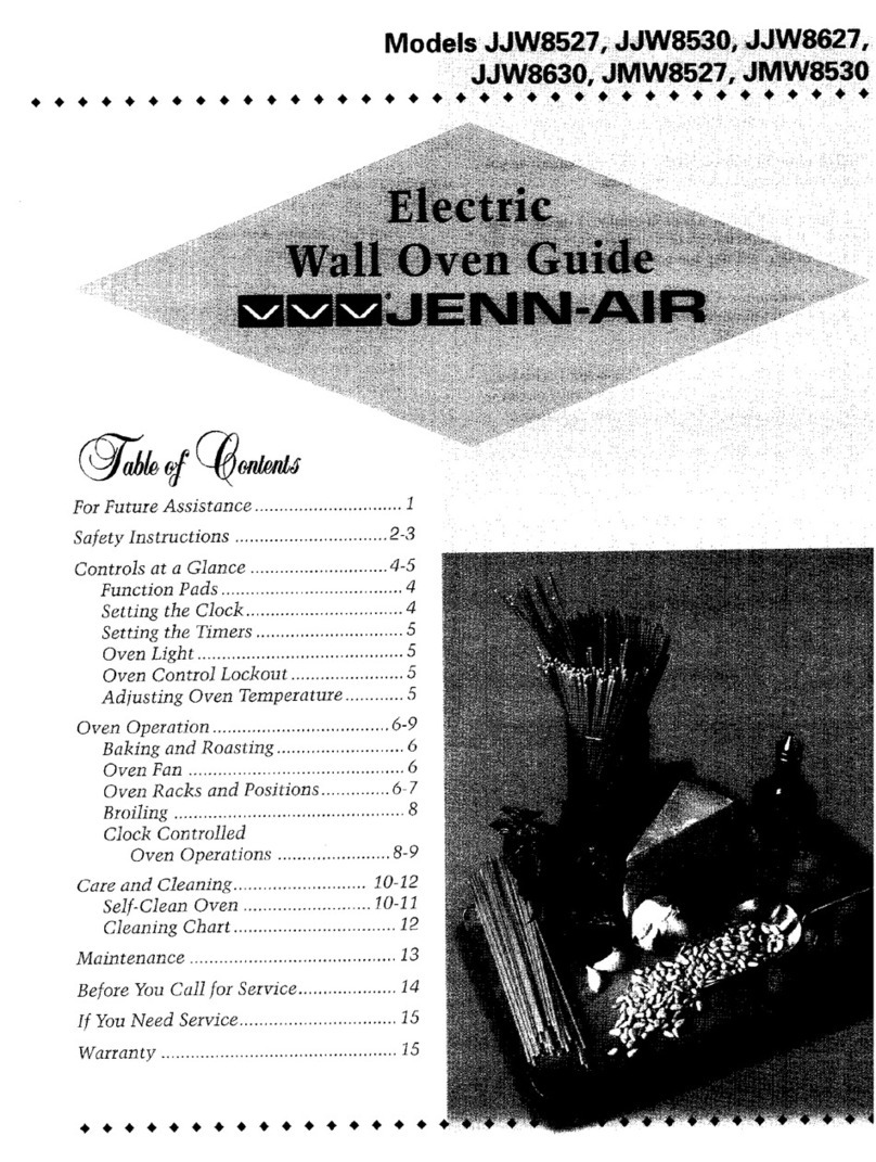 Jenn-Air JIVR /8530 user manual