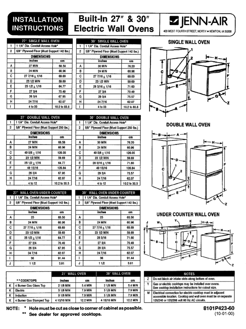 Jenn-Air 8101P423-60 User manual